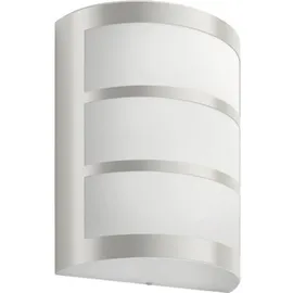 Philips Außenwandleuchte Edelstahl 21,5 cm inkl. Bewegungsmelder silber