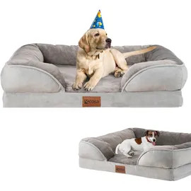 Ecosa Hundekorb EO-6080 71 x 58 x 18 cm grau