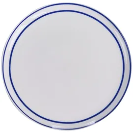 Beliani Amchur Tafelservice 12-tlg. Weiß/Blau