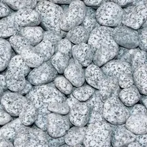 Hamann Mercatus Granit-Gletscherkies 40 - 60 mm 25 kg Grau/Weiß