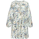 Buffalo Tunikakleid Blau/Creme Bedruckt 36