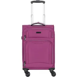 d&n Travel Line 9204 4 Rollen Kabinentrolley 55 cm  lila