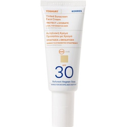 Korres Sonnenschutzcreme YOGHURT Getöntes Sonnencreme-Gel für das Gesicht SPF, 40 ml