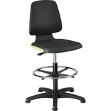 bimos Arbeitsstuhl Labsit 3, K-Leder grün Sitzhöhe 520-770 mm