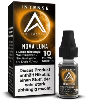 Antimatter Intense Nova Luna NicSalt Liquid 10ml / 10mg