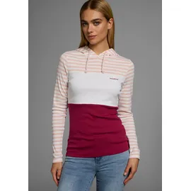 KangaROOS Kapuzenshirt Rosa / Weiß 52/54