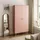 lookway KLEIDERSCHRANK Zweitüriger HARMONY Natürlich Rosa