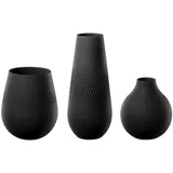 Villeroy & Boch Manufacture Collier Vasen-Set 3-teilig