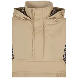 URBAN CLASSICS Light Jackets - Coat in unionbeige/darkleo/w. | Gr.: XS