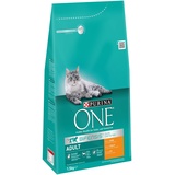 One Adult Katzenfutter Huhn, 3er Pack (3 x 1,5 kg)