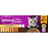 Whiskas Pure Delight Multipack Geflügel Ragout in Gelee 40 x 85g