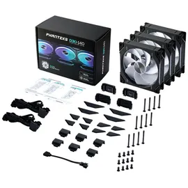 PHANTEKS D30 PWM Reverse Airflow D-RGB schwarz