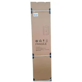 Kiamami Valentina Venere Duschkabine mit Eckeinstieg 70 x 100 cm weißes Glas mit Siebdruck