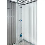Biohort Elektro-Montagepaneel 28 x 190 cm Silber