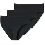 SCHIESSER UNCOVER BY SCHIESSER "Uncover Cotton", Damen, Gr. 3XL, schwarz (000, schwarz), Single Jersey, Obermaterial: 95% Baumwolle, 5% Elasthan, körpernah, Unterhosen, weich, elastisch, Basic, Cotton-Mix