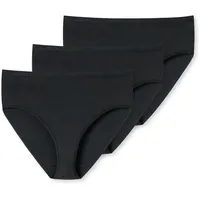 SCHIESSER UNCOVER BY SCHIESSER "Uncover Cotton", Damen, Gr. 3XL, schwarz (000, schwarz), Single Jersey, Obermaterial: 95% Baumwolle, 5% Elasthan, körpernah, Unterhosen, weich, elastisch, Basic, Cotton-Mix