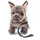 Uni-Toys Französische Bulldogge mit Leine grau HT-30145