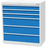 Bedrunka+Hirth Schubladenschrank Serie T500-9 mit 6 Schubladen 3x100 3x200 mm