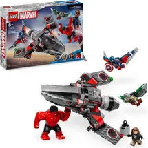 LEGO Marvel Super Heroes 76292 Showdown zwischen Captain America und Red Hulk