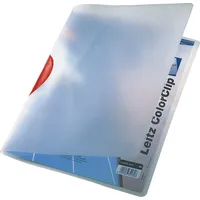 Leitz 41750025 Klemmmappe ColorClip A4 ca. 30 Blatt rot