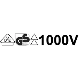 CIMCO VDE Plus/minus-Schraubendreher PZ2 Klingenlänge 100 mm