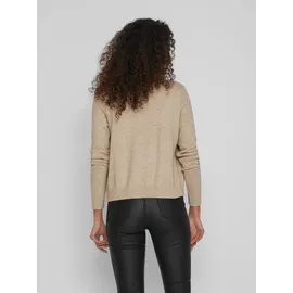 VILA Ril Strickjacke Natural Melange S