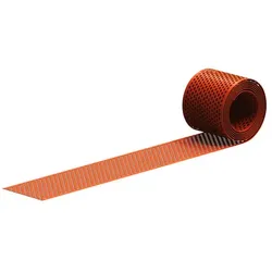 SAREI Vogelschutz Lüftungsgitter, Kunststoff (PVC), Länge: 500 mm, rot