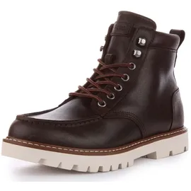 TOMS Palomar Leder Herren Stiefel Dunkelbraun