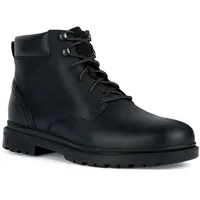 GEOX "U ANDALO A" Gr. 42, schwarz Herren Schuhe Worker Boots, Schnürstiefel mit Geox Spezial Membrane