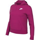 Nike Sportswear Club Fleece-Hoodie Damen 615 - fireberry/white M