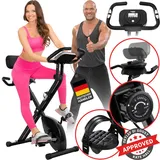 MIWEBA Heimtrainer Fahrrad faltbar - Ergometer klappbar - Sport
