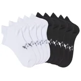 KangaROOS Sneakersocken 10-Paar Schwarz/Weiß 39-42