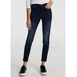 Victorio & Lucchino, V&L für Damen. 3052694 Jeans - Medium Box Hohe Taille Skinny (28), Blau, Lässig, Baumwolle, Denim