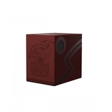 Arcane Tinmen Deck Box: Dragon Shield Double Shell: Blood Red/Black AT-30650, Einfarbig, M, Blutrot