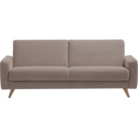 exxpo - sofa fashion 3-Sitzer »Samso«, Inklusive Bettfunktion und Bettkasten, braun