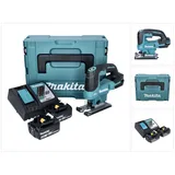 Makita DJV 184 RMJ Akku Pendelhub Stichsäge 18 V Brushless + 2x Akku 4,0 Ah + Ladegerät + Makpac