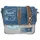 Sunsa Umhängetasche Canvas/Leder Blue/Grey