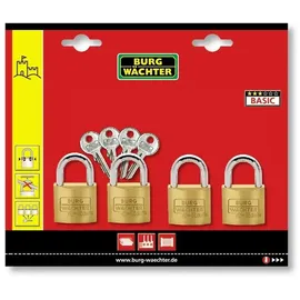Burg Wächter Vorhangschloss-Set Quadro 222 30 SB