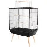 Zolux Vogelkäfig Neo Jili 78 x 47,5 x 112 cm schwarz