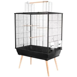 Zolux Vogelkäfig Neo Jili 78 x 47,5 x 112 cm schwarz