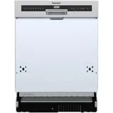 Homex DWSI601444C Einbau-Geschirrspüler (teilintegrierbar, 598 mm, Silber)