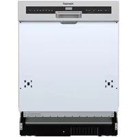 Homex DWSI601444C Einbau-Geschirrspüler (teilintegrierbar, 598 mm, Silber)