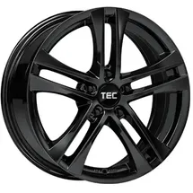 TEC Speedwheels AS4 8x18 ET45 5X108 63,4, SCHWARZ-GLANZ