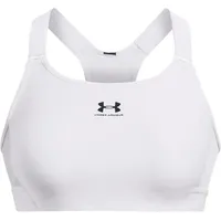 Under Armour HeatGear High Sport-BH Damen 100 white/jet gray XS