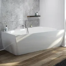 Hoesch iSensi Monolith Trapezbadewanne 150 x 100 cm (rechts)