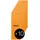 Rhodia Notizblock Rhodia No.8 7,4x21cm 80 Blatt kariert Orange