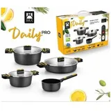 Bra Topf-Set 4-tlg. 1 x Kochtopf + 1 x Pfanne + 1 x Kochtopf + 1 x Kochtopf