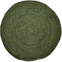 Marrakesch Orient & Mediterran Interior Teppich Jute Boho Grün 80 cm