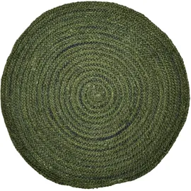Marrakesch Orient & Mediterran Interior Teppich Jute Boho Grün 80 cm