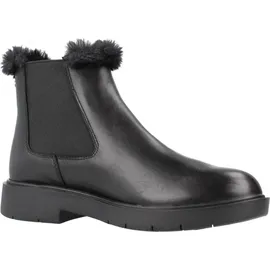 GEOX D SPHERICA EC1 Ankle Boot, Black, 36 EU